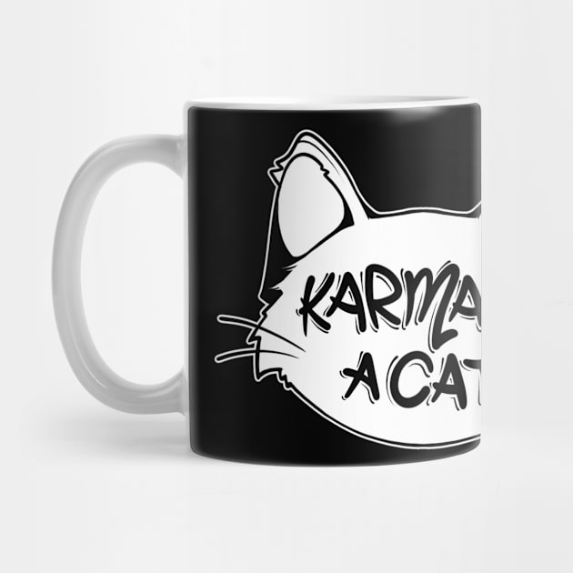 Karma is a cat by Graffitidesigner